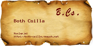 Both Csilla névjegykártya